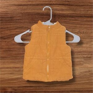 Tahari Brown Quilted Corduroy puffer Vest for Kids